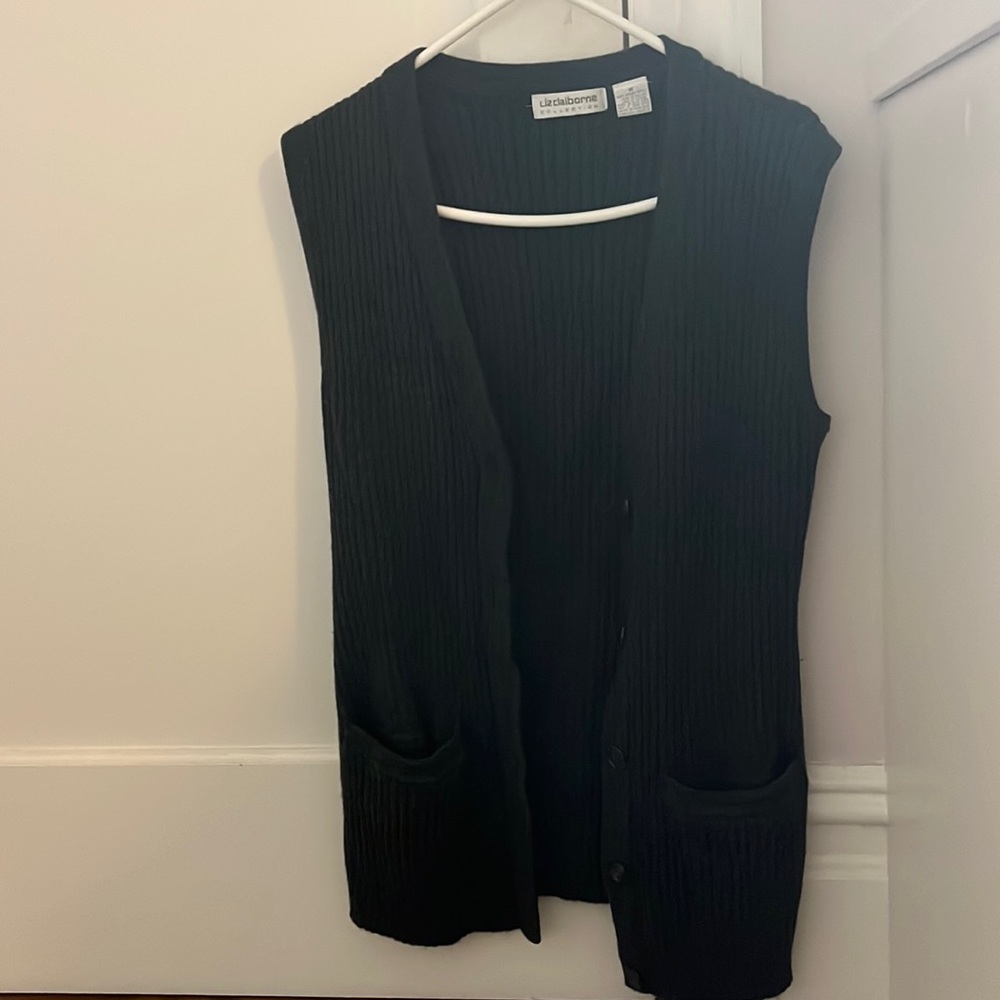 Liz claiborne sweater vest size M